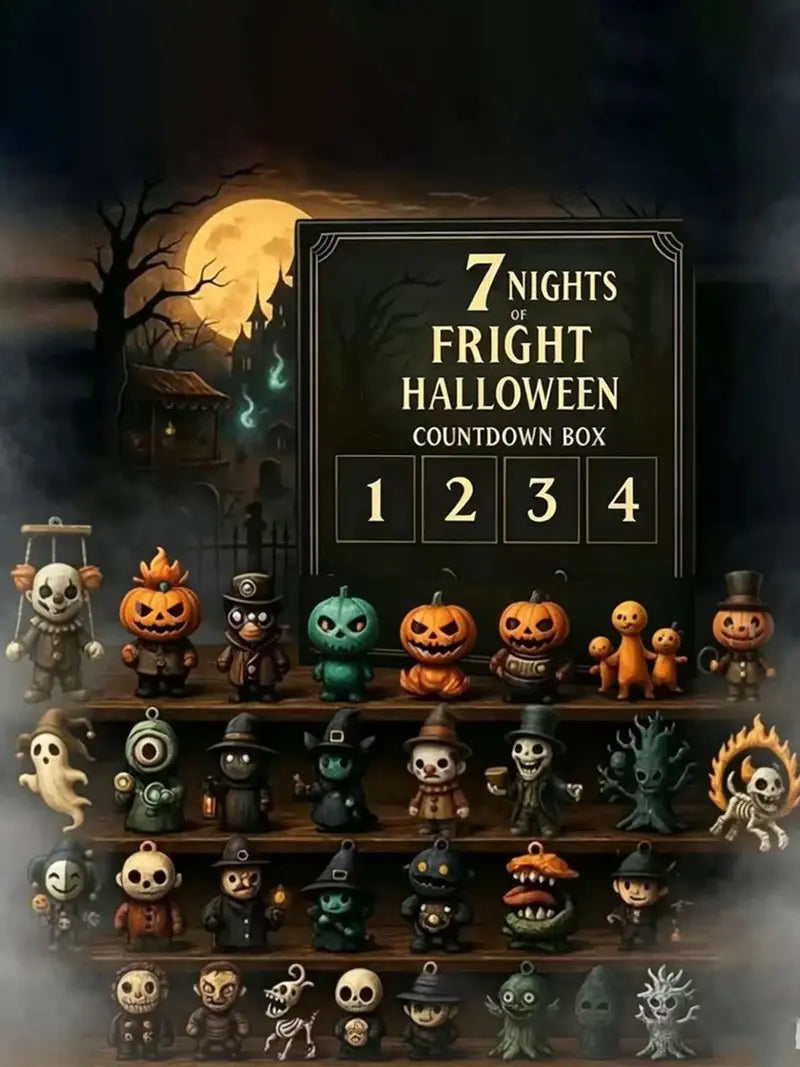 2026 Halloween Countdown Advent Calendar Gift Box-31 Nights of Fright Blindbags Surprise Set