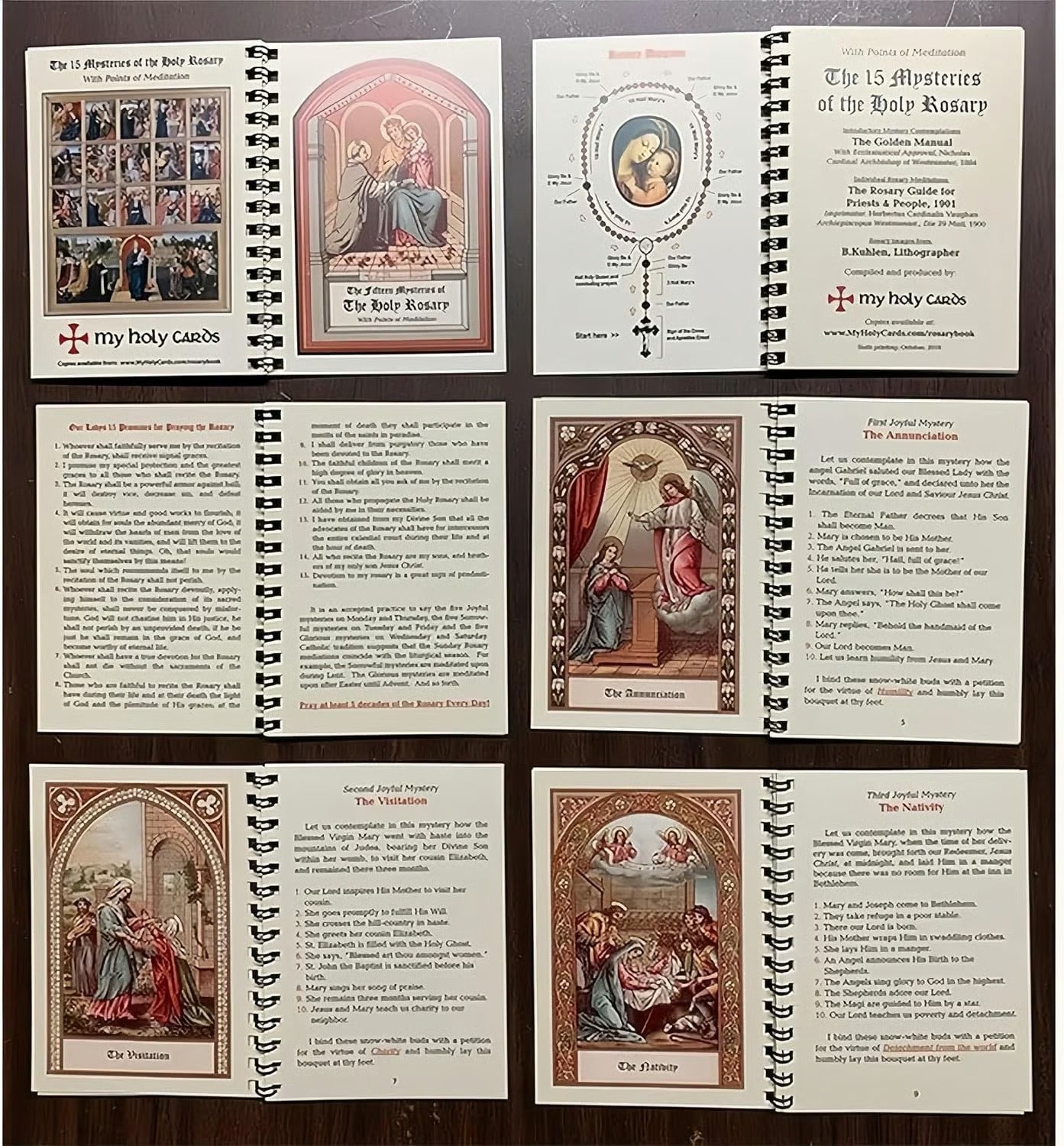 🔥LAST DAY 49% OFF - ✝️Pocket Size Rosary Meditation Book❤️The Rosary The Prayer That Saved My Life