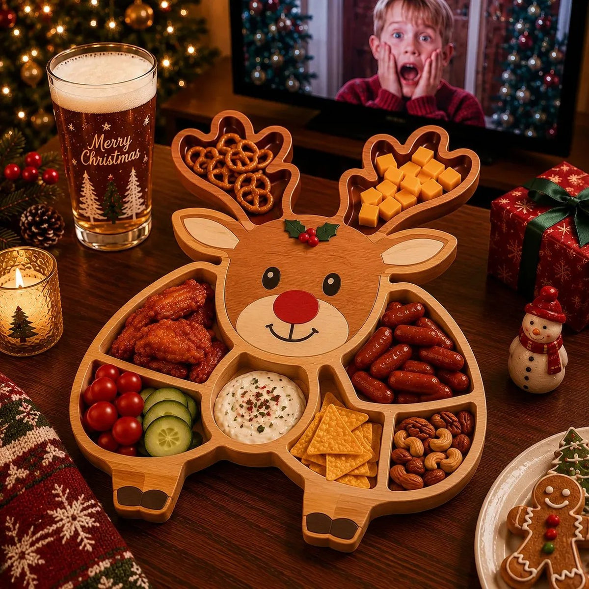 ⏳Last Day BUY 2 GET 1 FREE🎄 Christmas Snack Serving Tray