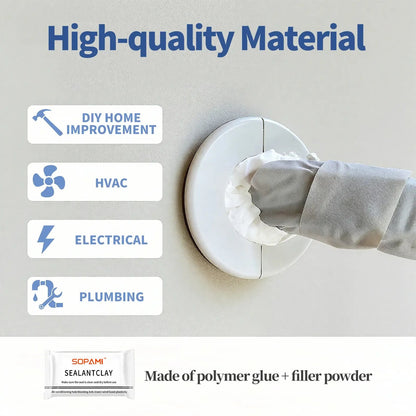 10/20PCS Eco-Friendly Sticky Sealant Clay, Quick Curing & Strong Adhesion, Waterproof Oil-Resistant Pest Control Sealant