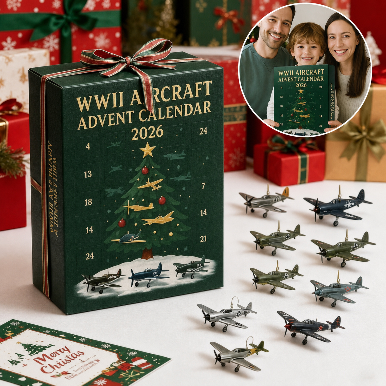 2026 Aircraft Advent Calendar World War II Plane