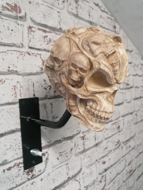☠️🏴‍☠️Motorcycle Helmet and Jacket Skull Holder