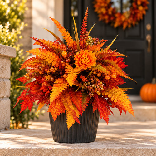 💥Hot Sale 50% Off 🍂 Autumn Harvest Floral Garden Stake Arrangement