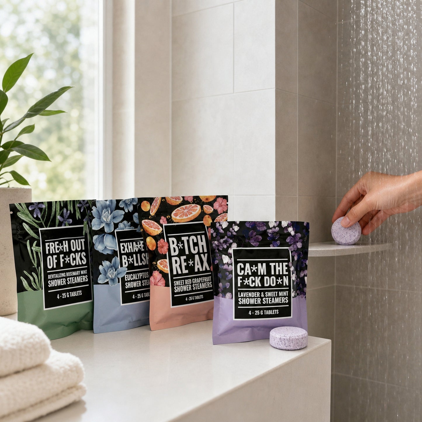 ❤️Swear Shower Steamers Gift Set