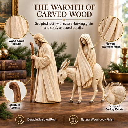 Journey to Bethlehem Nativity Figurine Set