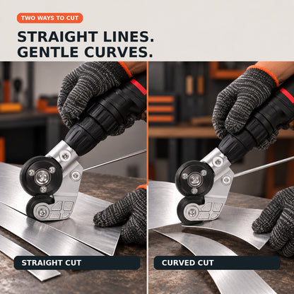 Electric Drill Plate Cutter,Adapter for Precise Cutting Iron, Copper, Aluminum, Steel