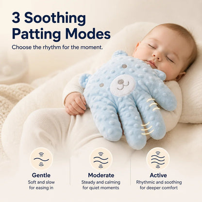 👶 Baby Soothing Rhythmic Palm – Remote-Controlled Patting & Warmth ☁️