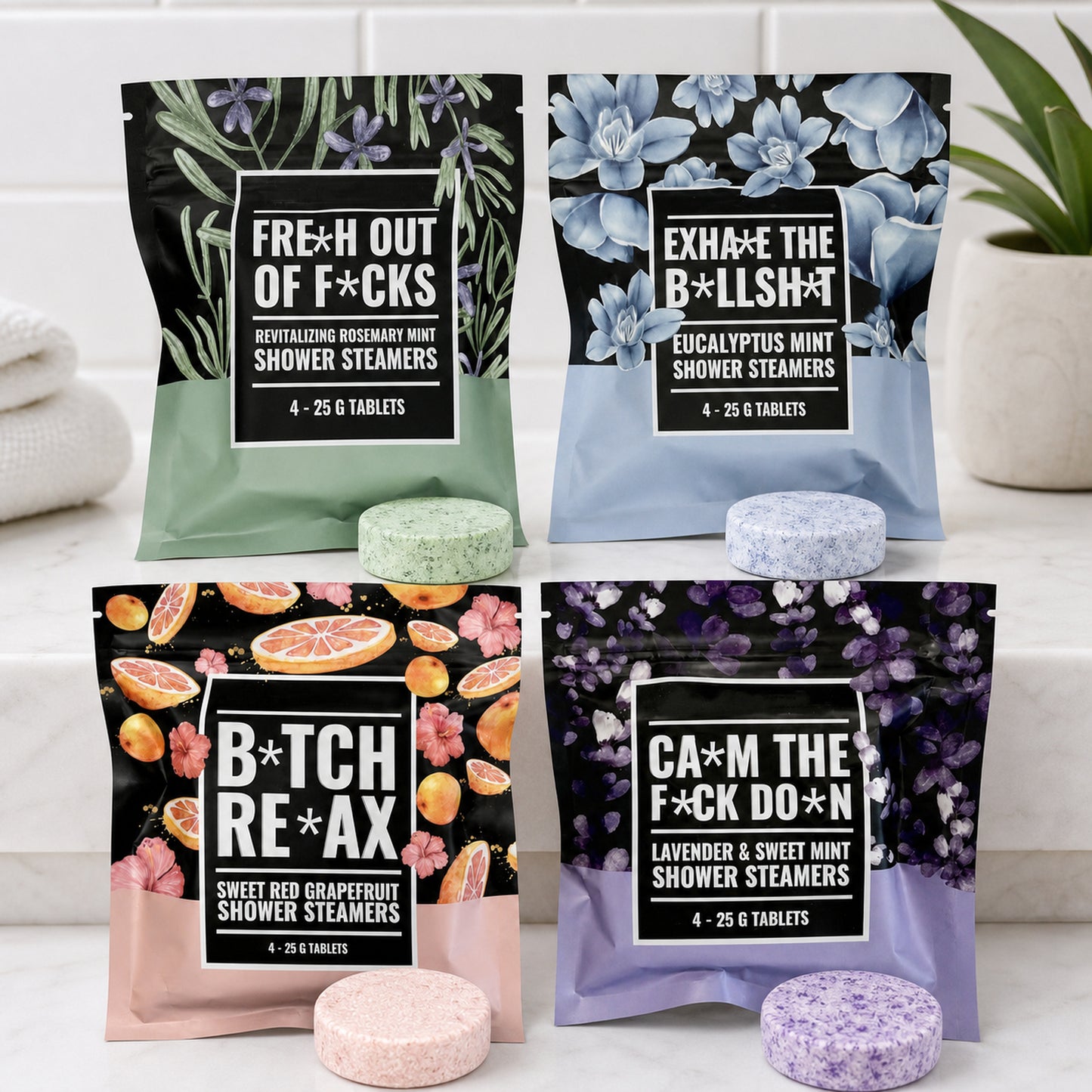 ❤️Swear Shower Steamers Gift Set