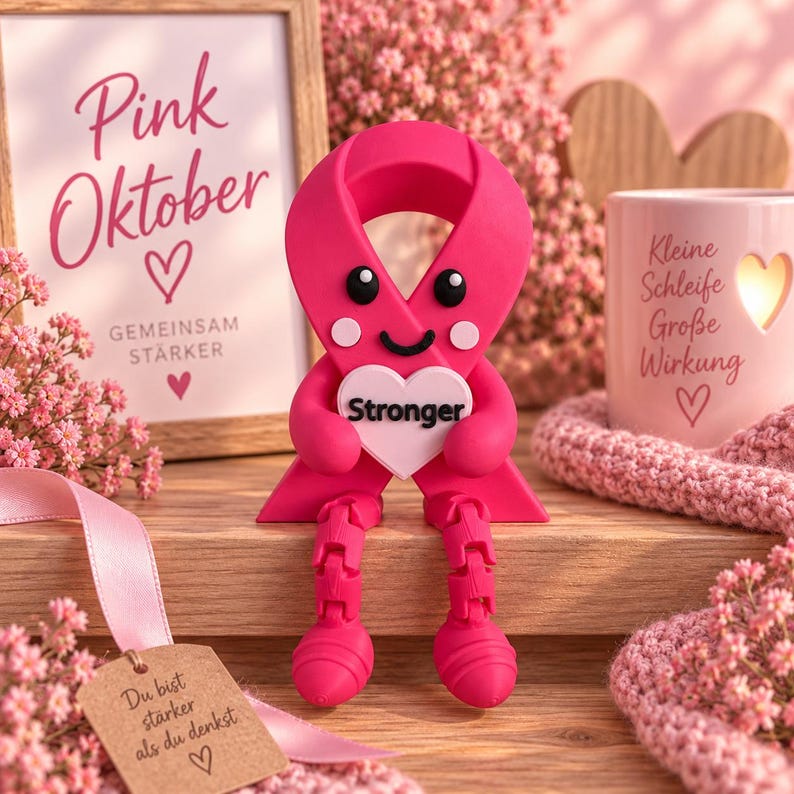 Breast Cancer Awareness Figurine