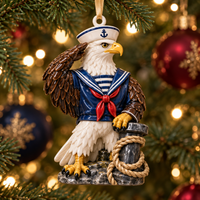 ⚓ Sailor Eagle Saluting with Rope