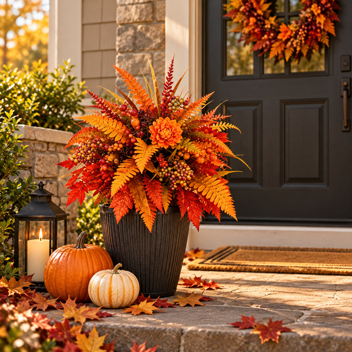 💥Hot Sale 50% Off 🍂 Autumn Harvest Floral Garden Stake Arrangement