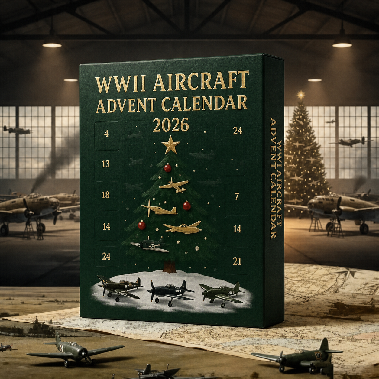 2026 Aircraft Advent Calendar World War II Plane