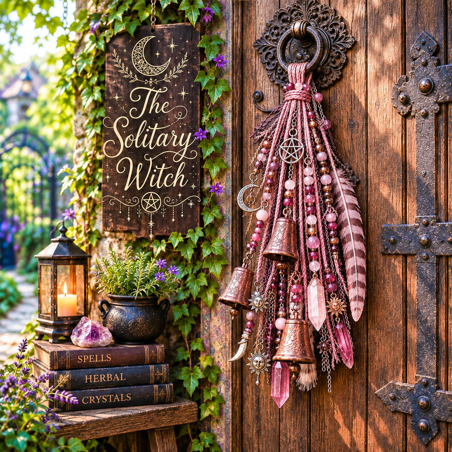 Pink Witchy Door Charm color option