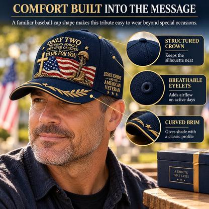 🇺🇸 Faith & Veteran Tribute Cap – Honor Their Sacrifice ✝️