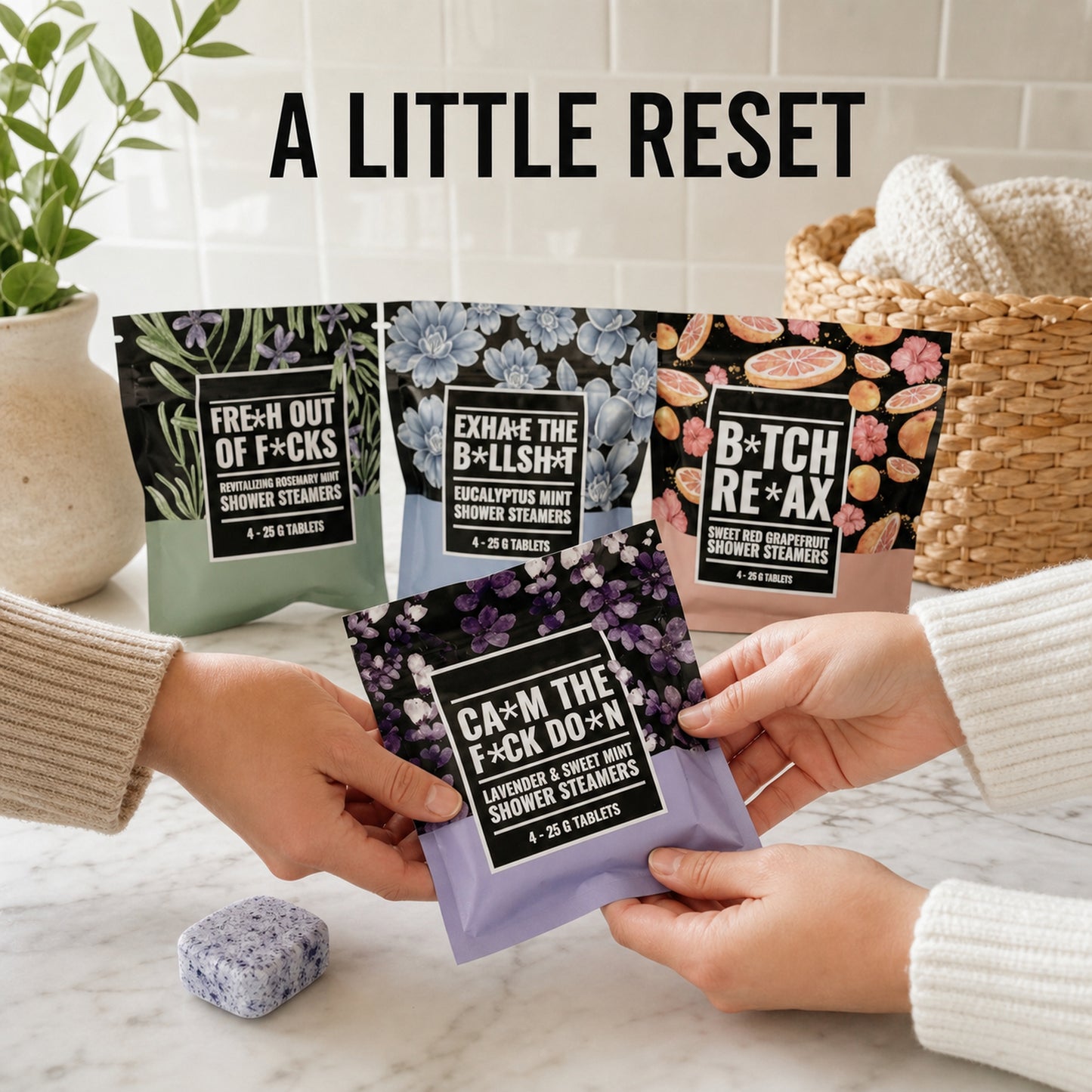 ❤️Swear Shower Steamers Gift Set