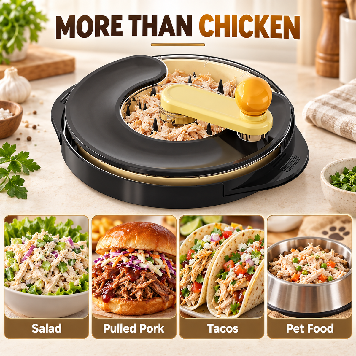 Chicken Breast Shredder Tool