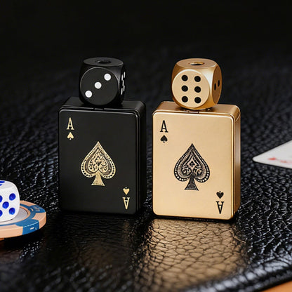 Stress-Relief Rotating Dice Lighter