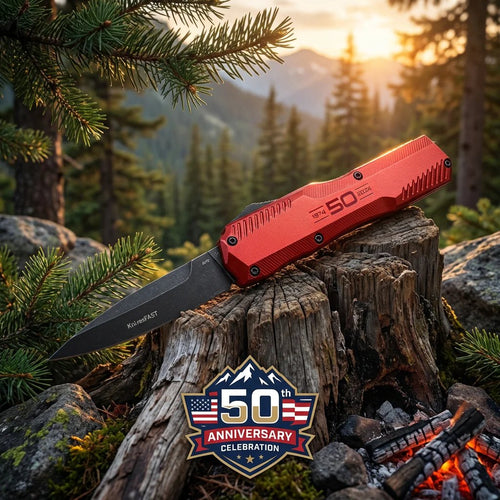 🔥Limited Time Discount 💥 - 🔪9000R Matt Diskin OTF AUTO Knife (🎉50th Anniversary Edition🎉)