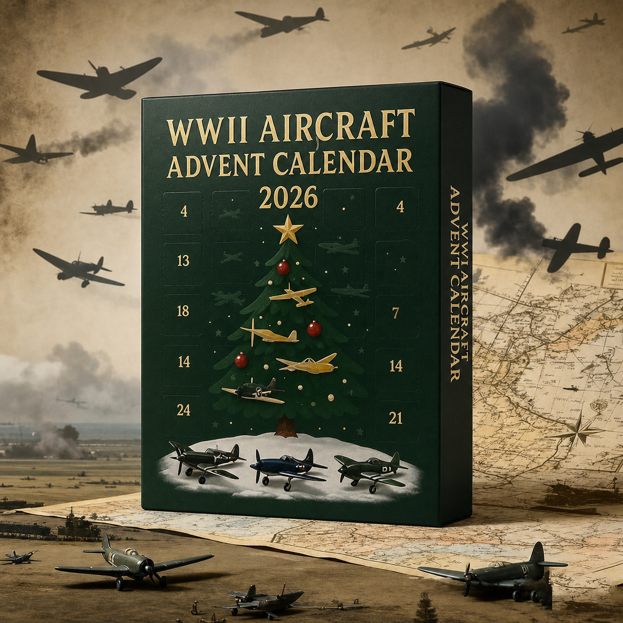 2026 Aircraft Advent Calendar World War II Plane