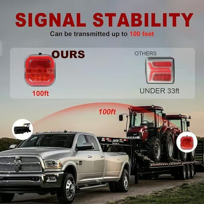 🚚HOT SALE 50% OFF - 🔥Wireless Magnetic Light LED Trailer Light Kit
