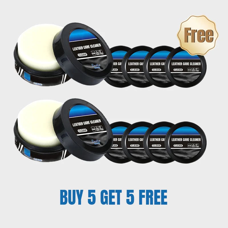 Cleaning and care cream & Cleaning paste for leather care