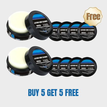 Cleaning and care cream & Cleaning paste for leather care