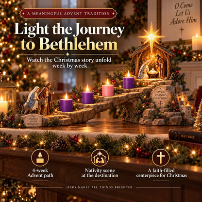 ✝️ Journey to Bethlehem – 4-Week Illuminated Nativity Advent Journey