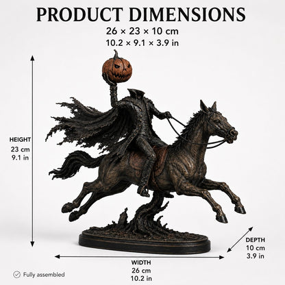 🎃🏇 Midnight Chase Headless Horseman Statue