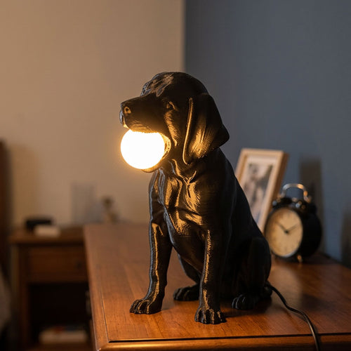 Labrador Puppy Ball Lamp