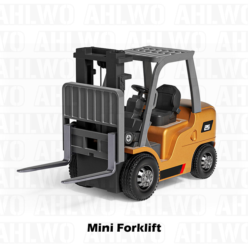 Mini remote control forklift setup