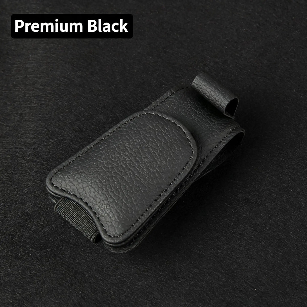 Magnetic Car Sun Visor Sunglasses Holder – Leather-Style Glasses Clip & Multi-Purpose Organizer