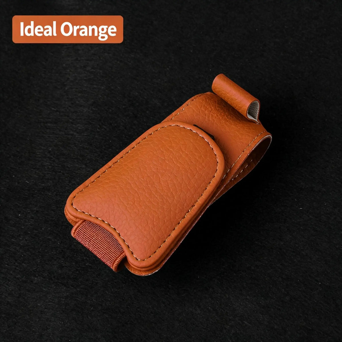 Magnetic Car Sun Visor Sunglasses Holder – Leather-Style Glasses Clip & Multi-Purpose Organizer