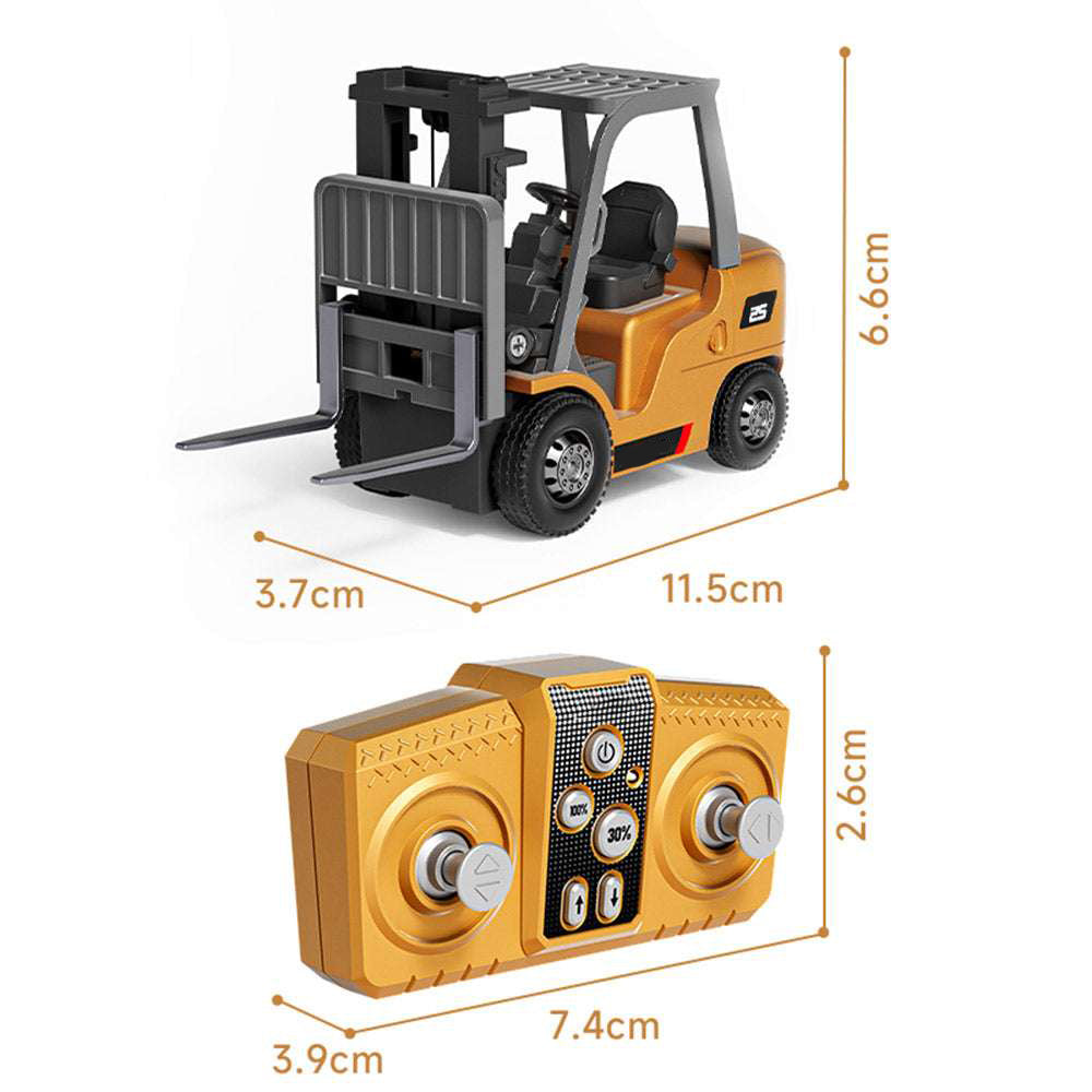 Mini forklift and remote controller dimensions