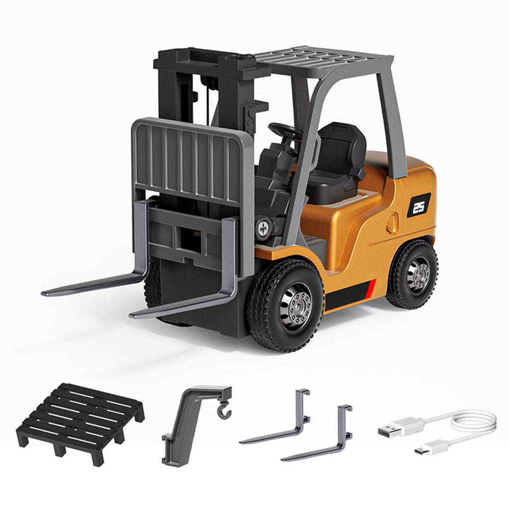 Mini forklift setup and accessories