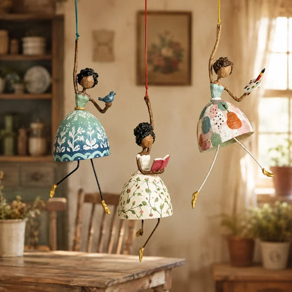 ✨ Whimsical Dancing Lady Hanging Ornament