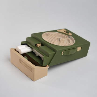 Lucky-Dispensing Tobacco Storage Box