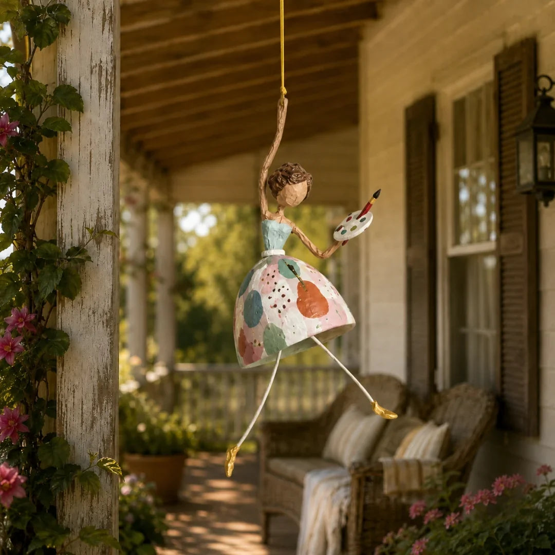 ✨ Whimsical Dancing Lady Hanging Ornament