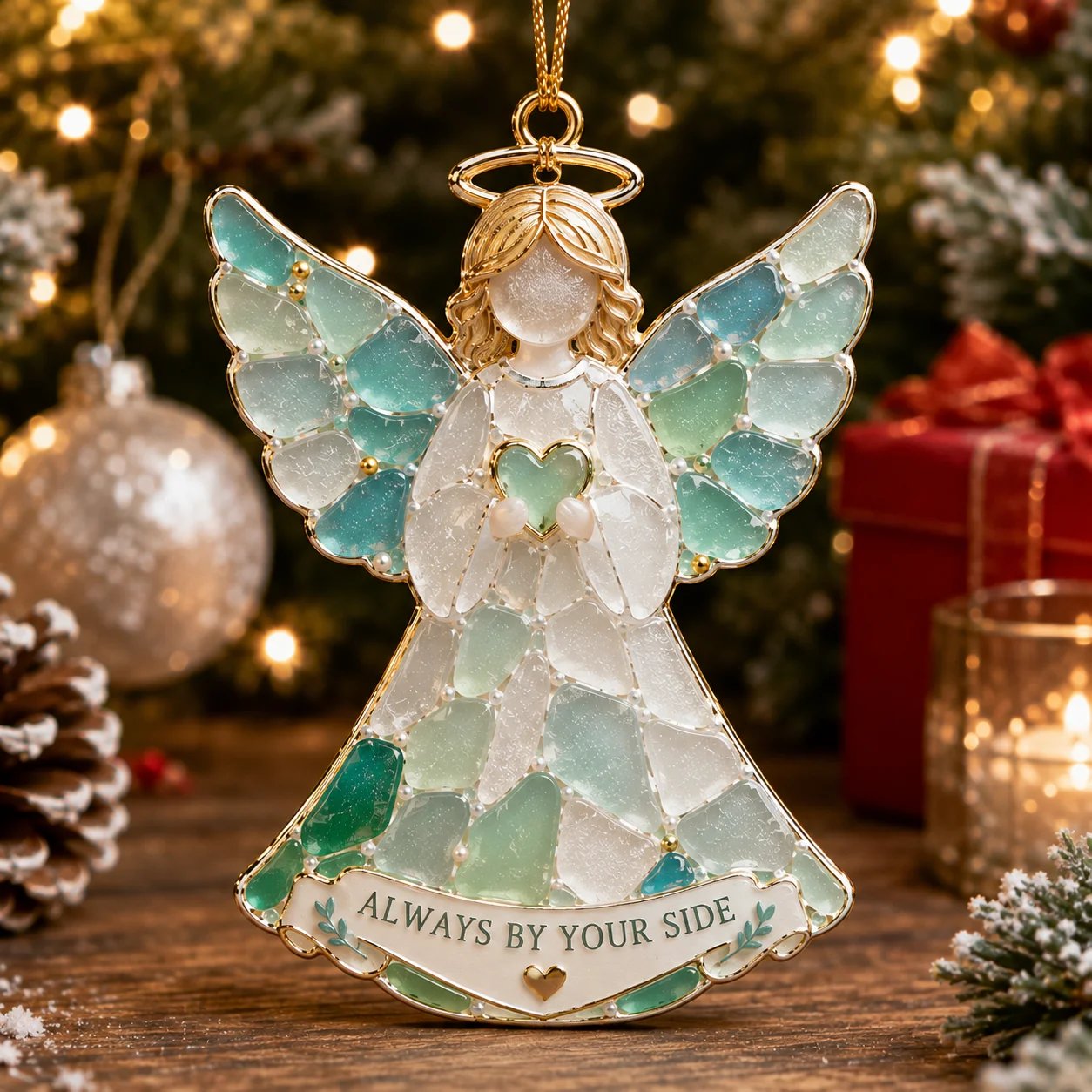 ✨ Stained Sea Glass Style Christmas Ornaments