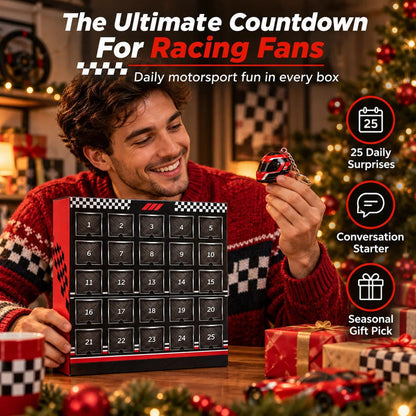 🏁 25-Day Formula Racing Advent Calendar – Ultimate Christmas Countdown for Racing Fans