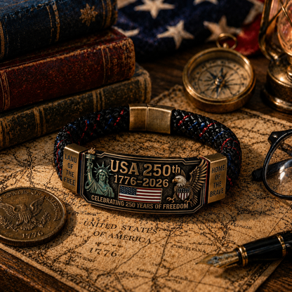 🦅 USA 250TM Freedom Legacy Bracelet (1776–2026)