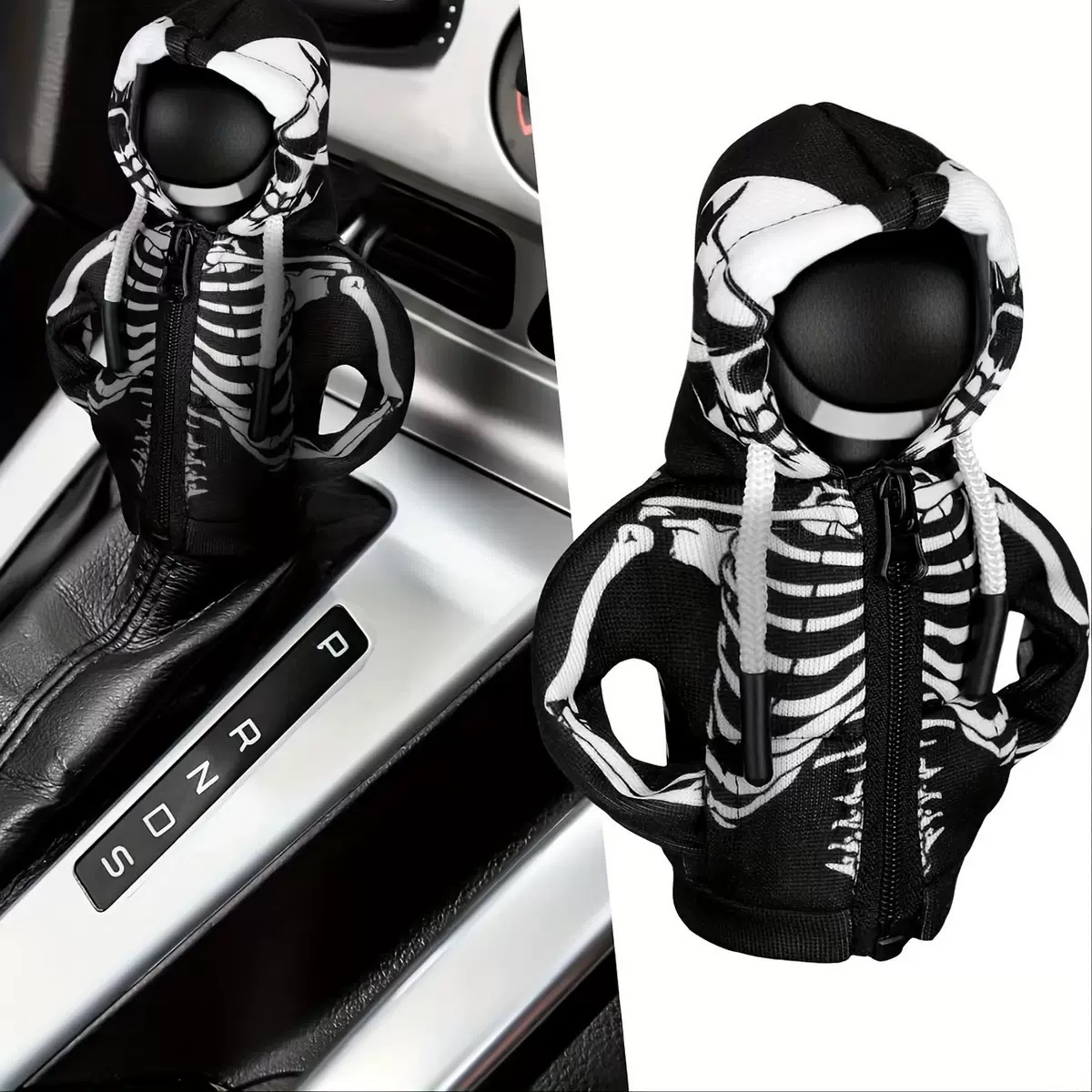 🔥Hot Sales🔥-Second Generation ⚡️Creative Sweater Car Gear Shift Lever Cover
