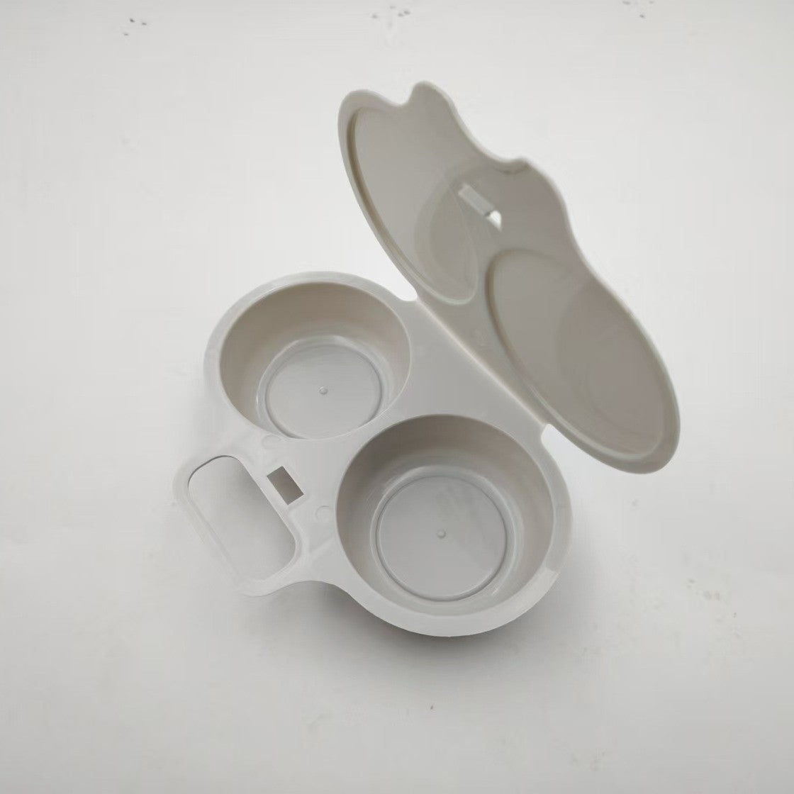 🥚✨ BUY 1 GET 1 FREE! Dual-Cavity Microwave Egg Poacher | Quick & Healthy Breakfast in Minutes 🍳