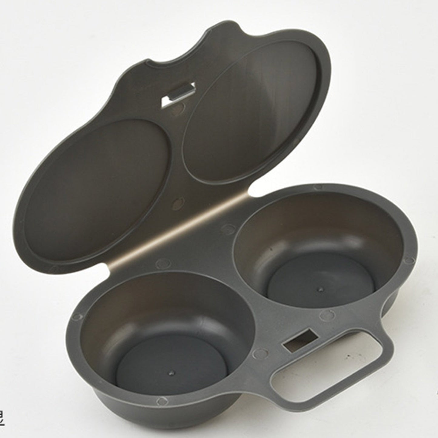 🥚✨ BUY 1 GET 1 FREE! Dual-Cavity Microwave Egg Poacher | Quick & Healthy Breakfast in Minutes 🍳