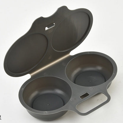 🥚✨ BUY 1 GET 1 FREE! Dual-Cavity Microwave Egg Poacher | Quick & Healthy Breakfast in Minutes 🍳