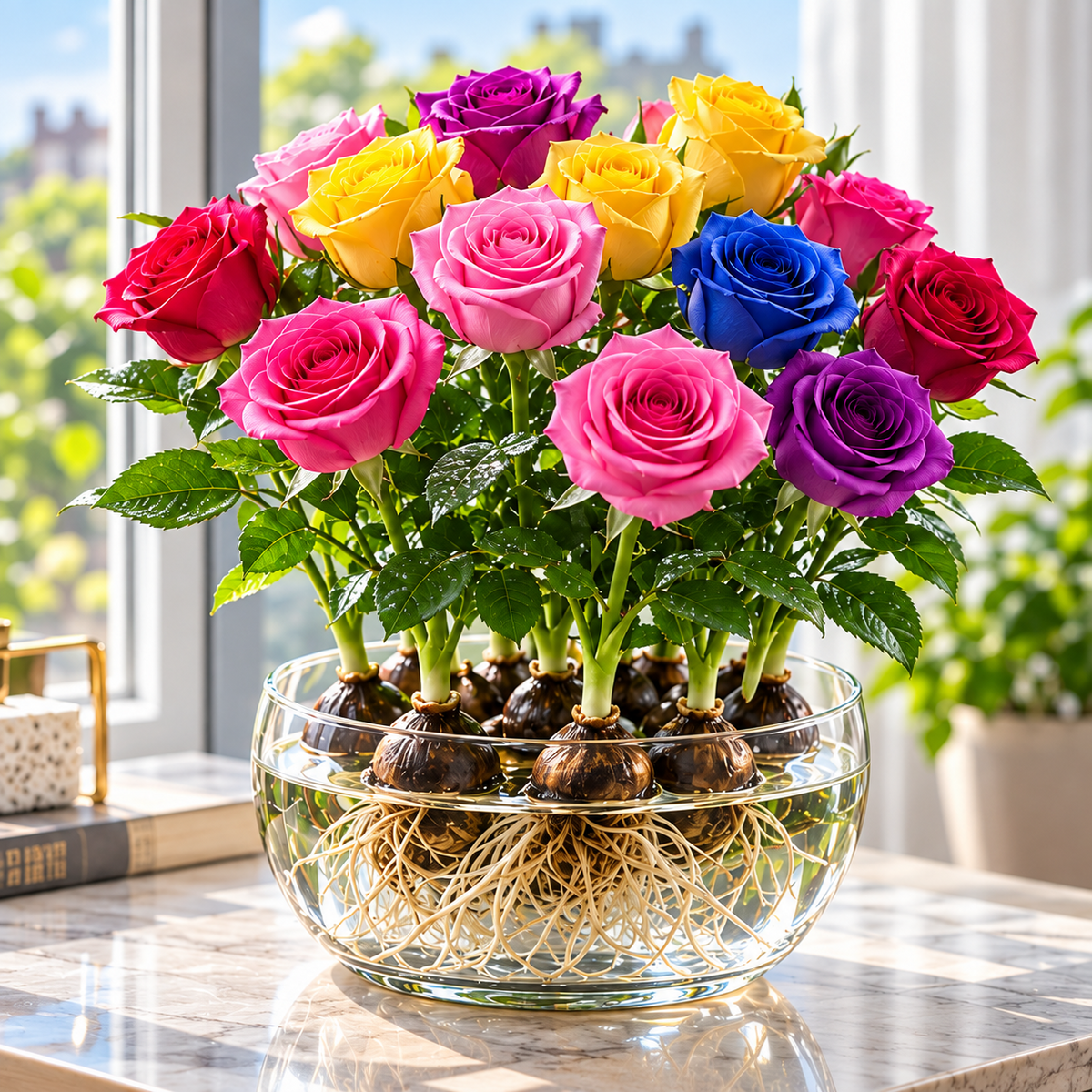 ✨ Hydroponic Rose Bulbs -Enchanting Fragrant 🌹 Can be grown in water or soil