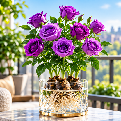 ✨ Hydroponic Rose Bulbs -Enchanting Fragrant 🌹 Can be grown in water or soil