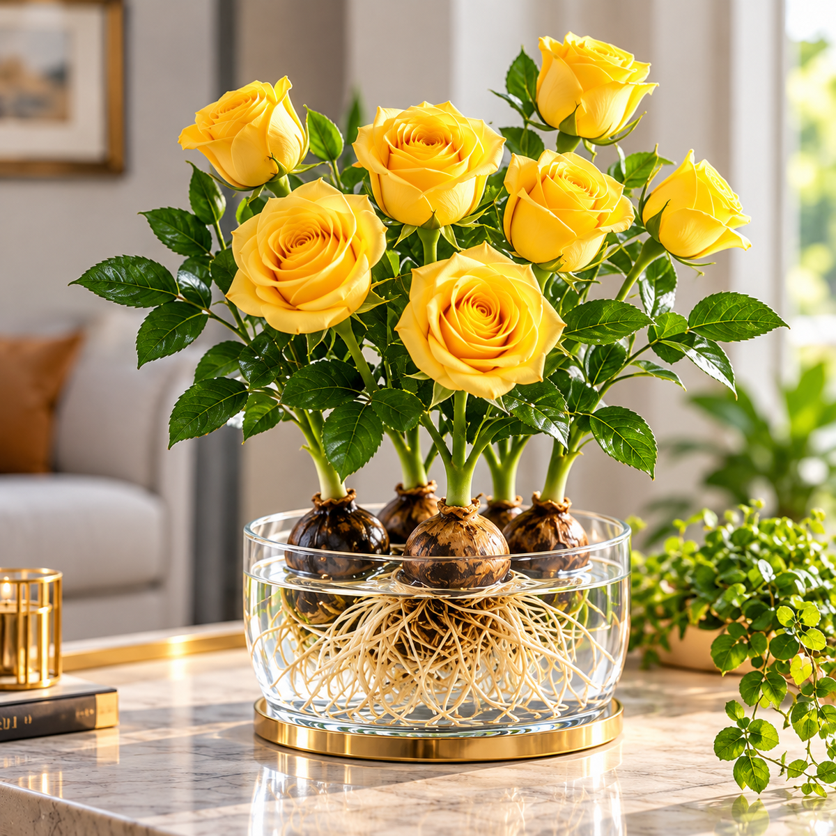 ✨ Hydroponic Rose Bulbs -Enchanting Fragrant 🌹 Can be grown in water or soil