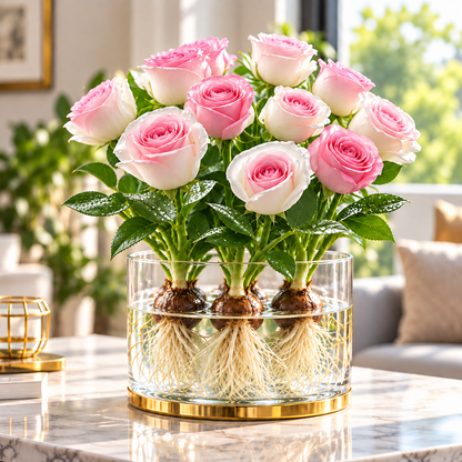 ✨ Hydroponic Rose Bulbs -Enchanting Fragrant 🌹 Can be grown in water or soil