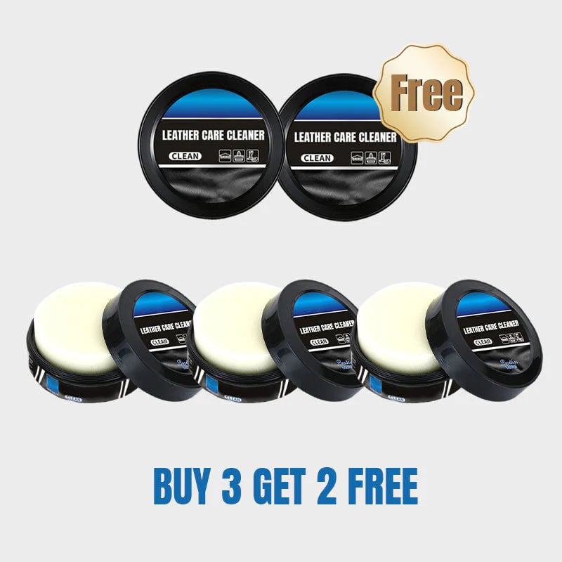Cleaning and care cream & Cleaning paste for leather care
