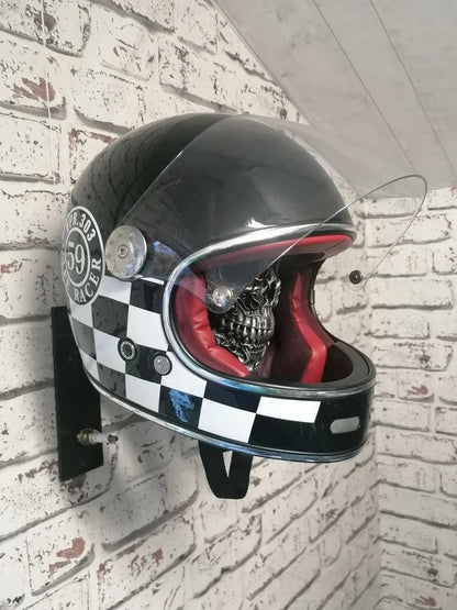 ☠️🏴‍☠️Motorcycle Helmet and Jacket Skull Holder